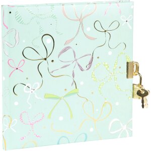 Carnet Goldbuch Ribboné taupe 16x16 cm –...