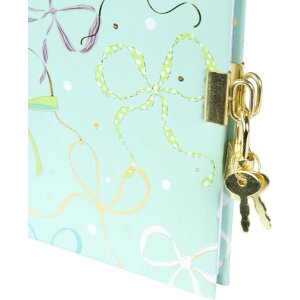 Carnet Goldbuch Ribboné taupe 16x16 cm – hârtie albă, imprimeu auriu, închidere coordonată