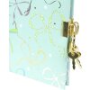 Carnet Goldbuch Ribboné taupe 16x16 cm – hârtie albă, imprimeu auriu, închidere coordonată
