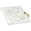 Tânăr Ribboné mint 16,5 x 16,5 cm, cu imprimeu auriu și închidere aurie/argintie