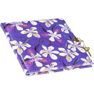 Jurnal Goldbuch Orchid Mood Purple 16x16 cm cu prețuire aurie
