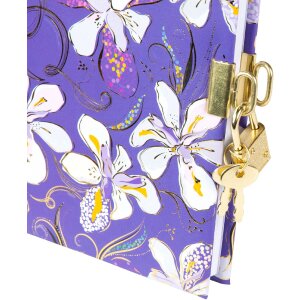 Jurnal Goldbuch Orchid Mood Purple 16x16 cm cu prețuire aurie