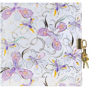 Agendă Goldbuch Orchid Mood White 16x16 cm cu imprimeu...