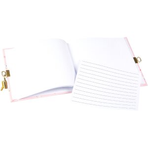 Jurnal Secret Garden cu ornamente de insecte, 16,5x16,5 cm, aur