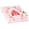 Jurnal Secret Garden cu ornamente de insecte, 16,5x16,5 cm, aur