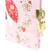 Jurnal Secret Garden cu ornamente de insecte, 16,5x16,5 cm, aur