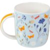 Cană din porțelan Goldbuch Secret Garden Blue – florală, eleganță naturală, albastru deschis