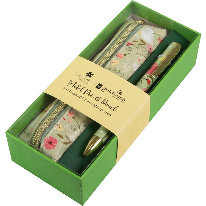 Set Goldbuch lieblingsSTIFT & Măpșel Secret Garden verde sage