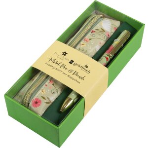 Set Goldbuch lieblingsSTIFT & Măpșel Secret Garden verde sage