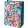 Geantă de cadou Goldbuch Velvet Bloom 30x21 cm, aur, medie