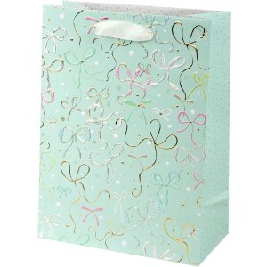 Goldbuch Geschenktasche Ribboné mint 30x21 cm mit...
