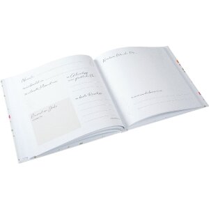 Goldbuch Gästebuch Floral Embrace 24x22 cm, goldprägiert, ohne Pergamin