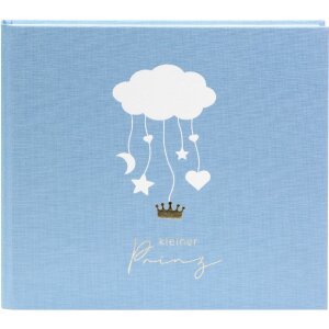 Goldbuch Babytagebuch Wolkenpoesie blau 24x22 cm