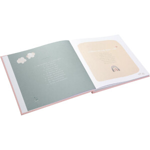 Goldbuch Babytagebuch Wolkenpoesie rosa 24x22 cm