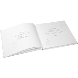 Caiet vizitatori Goldbuch Herzklopfen 24x22 cm, prețuit aurie, ilustrat