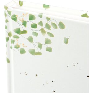Agenda Goldbuch Garden Calm 15x22 cm – 200 de pagini, imprimare aurie, îmbinare cu fir