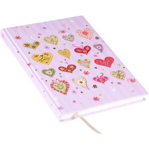 Notebook Goldbuch Sweet Beat A5, imprimare în aur