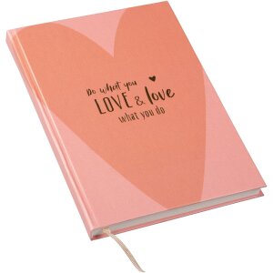 Agendă Goldbuch – love what you do, 15x22 cm, cu imprimeu auriu, 200 pagini efalin