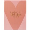 Agendă Goldbuch – love what you do, 15x22 cm, cu imprimeu auriu, 200 pagini efalin