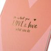Agendă Goldbuch – love what you do, 15x22 cm, cu imprimeu auriu, 200 pagini efalin