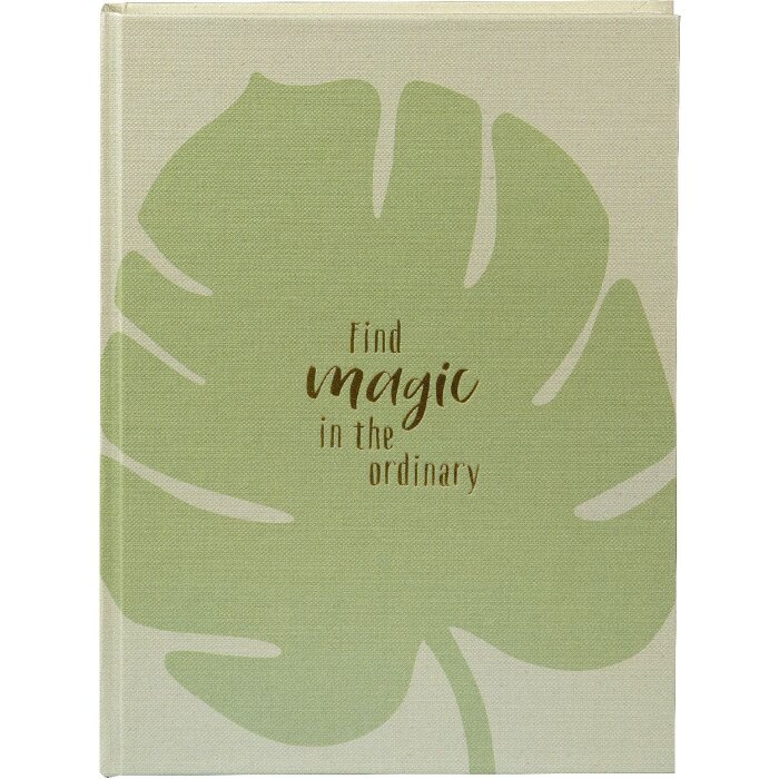Agenda Goldbuch „find magic” – 200 pagini goale, imprimare aurie, 15x22 cm