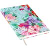 Notebook Goldbuch Velvet Bloom 15x22 cm – 200 de pagini cu imprimeu artistic, legătură cu fire și imprimare aurie în relief