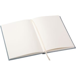 Agendă Goldbuch – Idei abundentă, 15x22 cm, alb-gold, legătură din lână, cu marcator