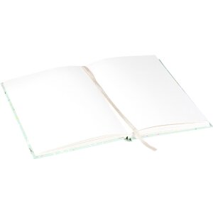 Notebook Goldbuch Ribboné taupe A5 cu închidere cu fir și imprimeu auriu