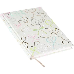 Notebook Goldbuch Ribboné mint 15x22 cm, design mint-verde, cu imprimare aurie și îmbinare prin fir