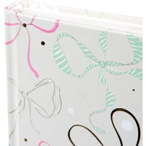 Notebook Goldbuch Ribboné mint 15x22 cm, design mint-verde, cu imprimare aurie și îmbinare prin fir