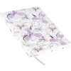 Agendă Goldbuch Orchid Mood White 15x22 cm, 200 pagini blanko, închidere cu fir