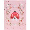 Caiet Goldbuch Secret Garden Ornamental Bug 15x22 cm, cu imprimeu aurie și design floral delicat