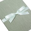 Album foto Leporello Summertime sage green 15,5x19 cm din lemn natural