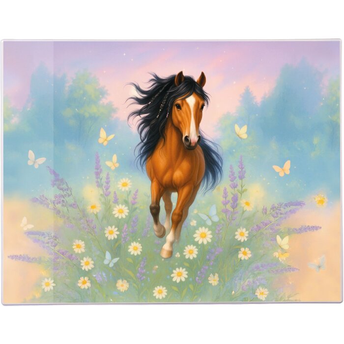 Substrat de scris Goldbuch Wiesenglück 49x38 cm, șters ușor pentru copii