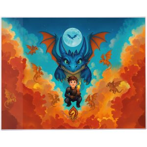 Subțiere ștergabilă Drachenfreund 49x38 cm – pentru copii Goldbuch