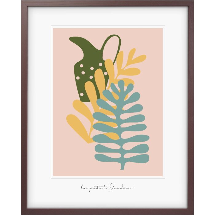 Rama foto Goldbuch Aura, lemn masiv, taupe, 40x50 cm, cu sticlă transparentă