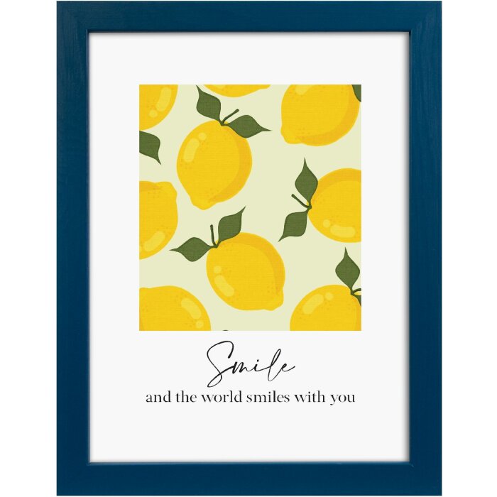 Ramă foto Goldbuch Lunaro 15x20 cm, lemn indigo, cu sticlă normală