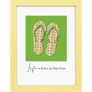 Ramă foto Goldbuch Lunaro 15x20 cm, galbenă din lemn cu...