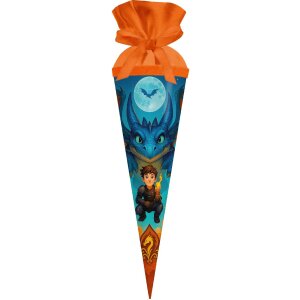 Țișă de cadou Drachenfreund 35x11 cm, închidere din lână, carton lacat