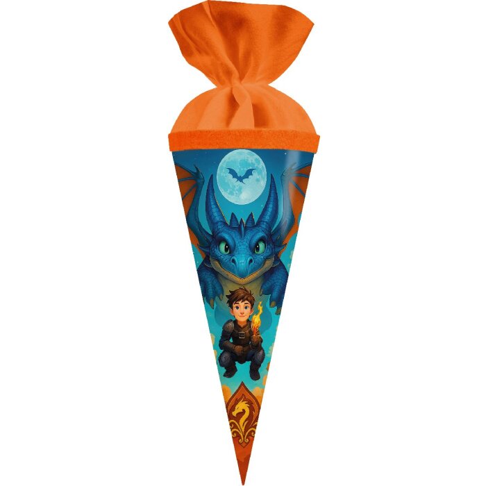 Țișoară Goldbuch Drachenfreund 50 cm, circulară, din carton lacat cu închidere din vâscoz