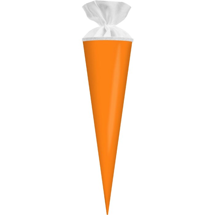 Coșulet de birou Goldbuch cu fermecătură din fișă neonportocalie 19x70 cm