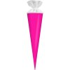 Țăcăneală de împachetare Goldbuch cu acoperiș din filc neon roz, 19x70 cm
