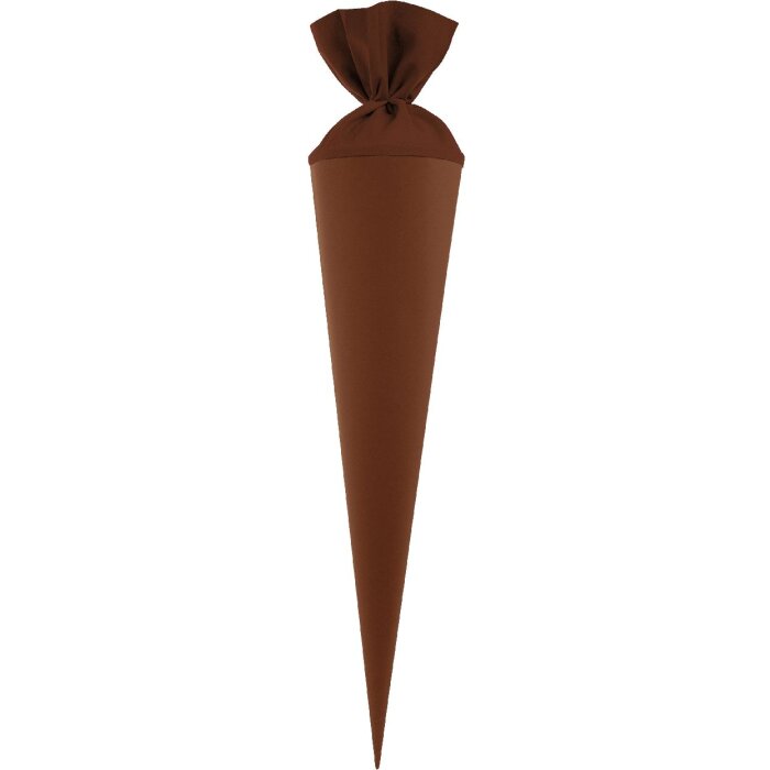 Țișoară de împachetare pentru școală Goldbuch cu închidere din filc maro-șocolat 19x70 cm