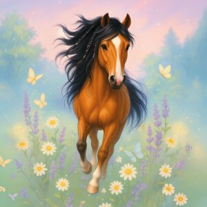 Sticlă de împachetare Goldbuch Wiesenglück 85x19 cm, formă hexagonală