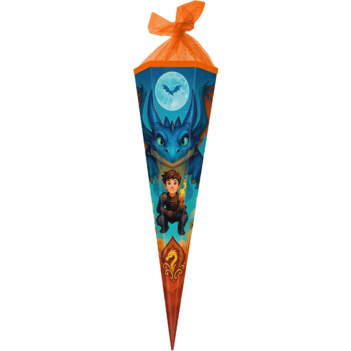 Sacă de școală Goldbuch 85 cm, 6-pătrat, Drachenfreund