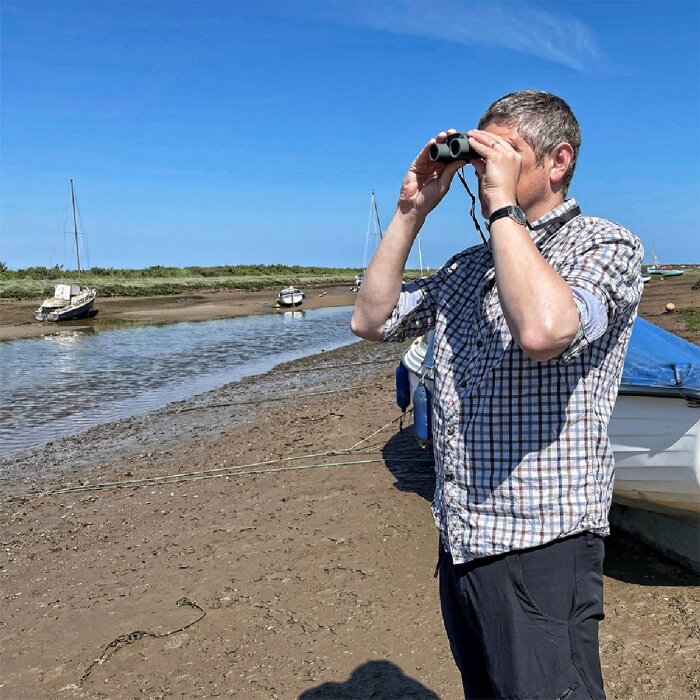 Telescop Kowa SVII 10x25, argintiu, amplificare 10x, obiectiv 25 mm