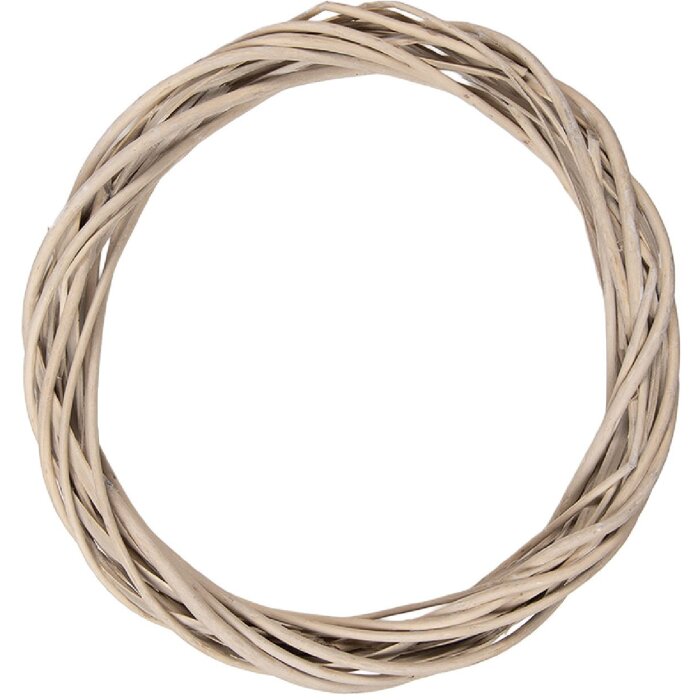 Coroană de Crăciun din ratan maro Ø 30 cm – Clayre & Eef