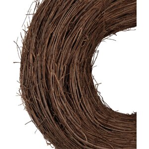 Clayre & Eef 6RO0608L Dekorationskranz Braun Ø 50 cm x 14 cm