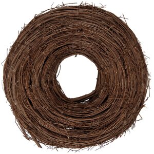 Clayre & Eef 6RO0608S Dekorationskranz Braun Ø 30x10 cm