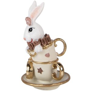 Țarcă Clayre & Eef albastru-bej 8x8x14 cm